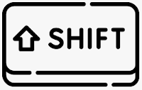 shift key icon